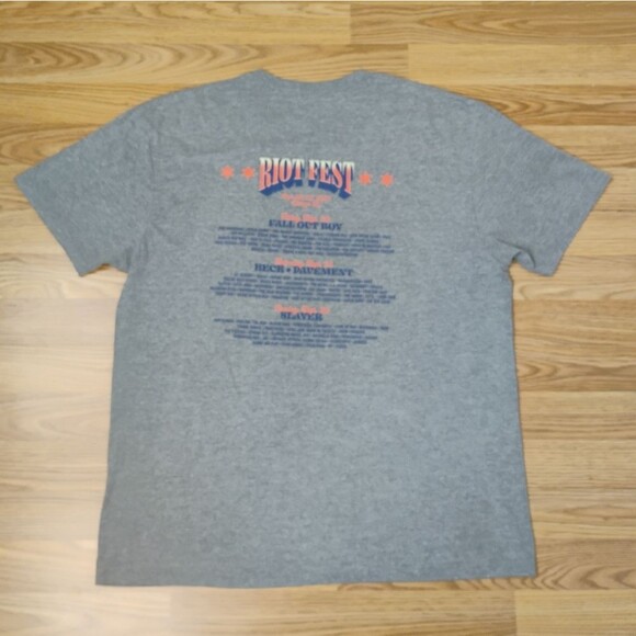 Riot Fest Chicago Concert T-Shirt Gray size XL - Picture 11 of 12